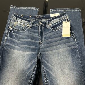 Miss Me Women's Dark Blue Boot Cut Jeans